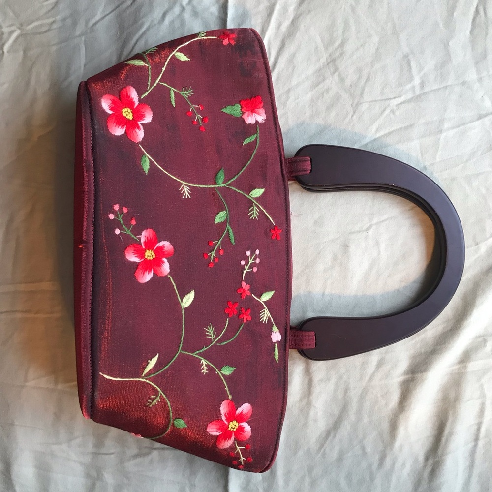 vintage floral purse